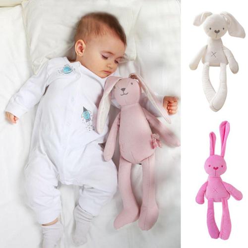 Poupée Lapin Pour Bébé, Jouet En Peluche Beige, Confortable, Attire L'Attention, Stimule La Curiosité Des Enfants