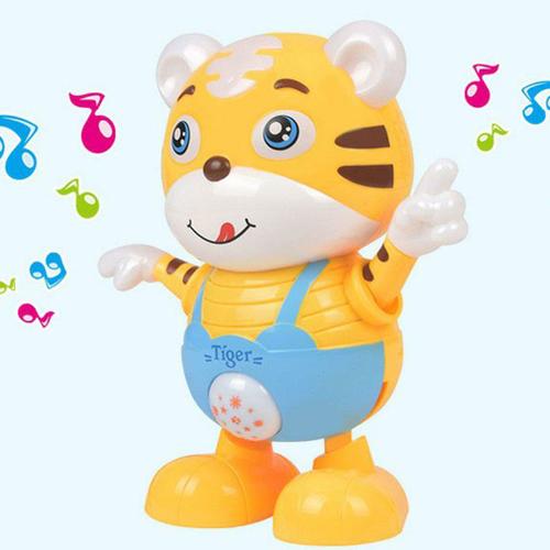 Jouet Électronique Tigre Musique Et Sons, Jouet Éducatif Précoce Avec Lumière, Rechargeable Par Usb, Jouets De Danse Pour Garçons Et Filles