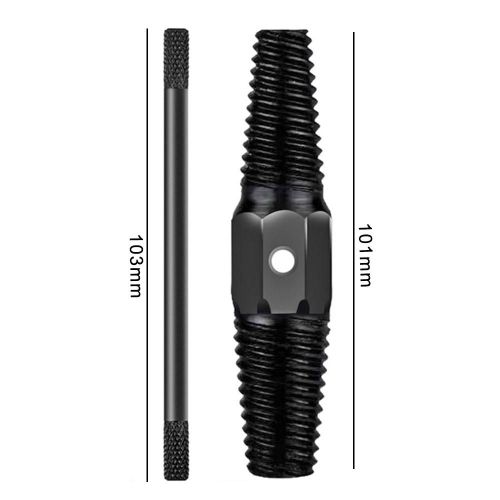 Extracteur de vis de fil endommagé, tuyau d'eau, Valve triangulaire, robinet cassé, mèches à double usage, Guide, outils d'extraction de goujon