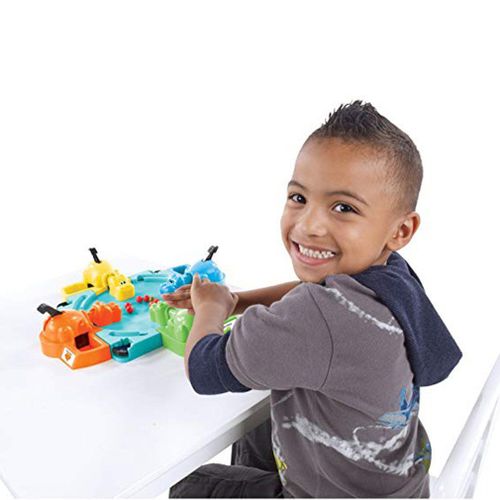 Jouets Éducatifs Interactifs En Marbre Pour Enfants, Jeu À Double Compétition, Hippopotame Affamé
