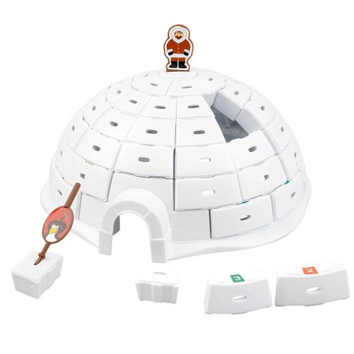 Jeu De Société Éducatif Pour Adultes, Maison De Neige, Pingouin, Interactif Parent-Enfant, Jeu De Société, Fête Sur La Glace