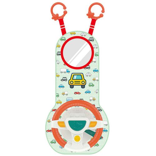 Volant De Voiture À Simulation Électrique, Jouets Avec Son Léger, Jeux Éducatifs Pour Bébés Et Enfants, Siège Arrière De Voiture, Cadeaux De Noël