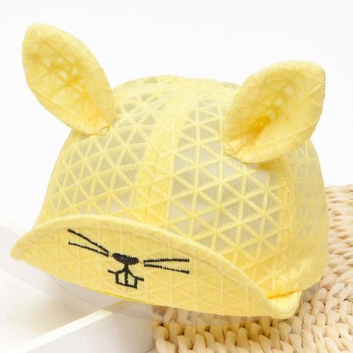 Casquette De Baseball En Maille Respirante Avec Oreilles, Chapeau De Chat De Dessin Animé, Chapeau De Soleil D'Été Pour Bébé Garçon Et Fille, Visière D'Extérieur