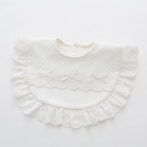 Bavoirs En Coton Pour Bébé De 0 À 3 Ans, Mignon, Triangle, Rond, N?ud En Dentelle, Princesse, Bandana, Serviette Florale, Super Doux, Nouvelle Collection