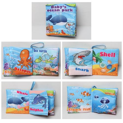 Livre En Tissu Pour Nouveau-Né, Apprentissage Des Animaux En Forme De Lettres Et De Chiffres, Étanche, Premier Livre Pour Enfants, Cadeaux Pour Nourrissons, Jouets Éducatifs