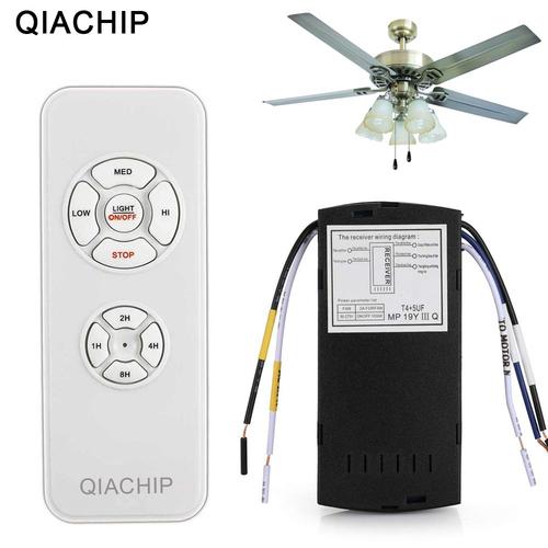 Kit de télécommande pour ventilateur de plafond universel, AC 110-240V, interrupteur de commande de synchronisation, émetteur récepteur de vitesse du vent ajustée