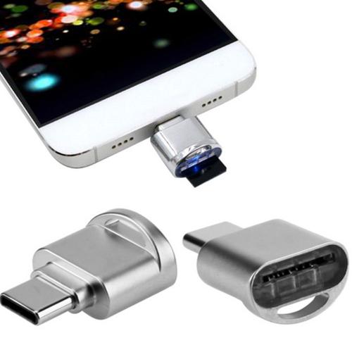 Lecteur De Carte Mémoire Portable Usb 3.1 Type C, Adaptateur Otg Micro Sd Usb-C Tf, Pour Samsung Macbook Huawei Oppo