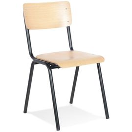 Chaise Style Écolier 'master' Finition Naturelle Classique