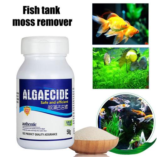 Xui Aquarium Algicide Eau Algues Contrôle Aquarium Mousse Dissolvant 50g J2y