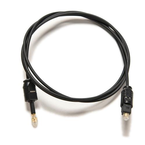 XEjU 1m 3ft For Toslink to Mini Plug 3.5mm Digital Optical SPDIF Audio Cable Wire