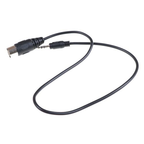 XEjU 1x DIN 5 Pin Din MIDI Male Plug To 3.5mm Male Stereo Jack Audio Cable 50cm 0.5m