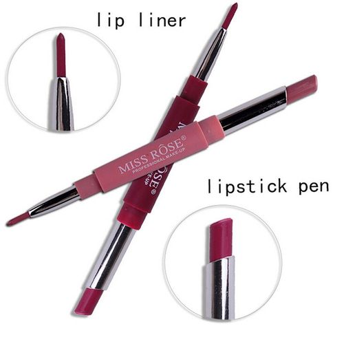 Xeju Miss Rose Longue Durée Crayon Imperméable Crayon À Lèvres Stylo Mat Crayon À Lèvres Maquillage 