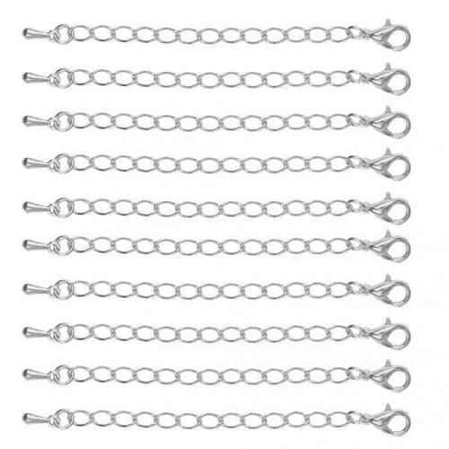 10pcs Accessoires Pour Bijoux Accessoires Chaîne Chaîne Étendue Pour La Fabrication De Bijoux