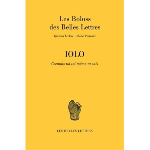 Iolo - Connais-Toi Toi-Même Tu Sais