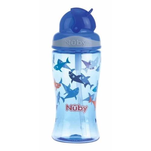 Nuby Gobelet Tritan Anti-Goutte Flip-It - 360 Ml - Bleu - 12 Mois +