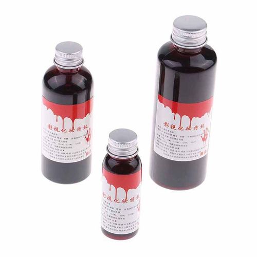 Faux Sang Ultra-R¿¿Aliste/Simulation De Vampire Humain, Accessoires H¿¿Matitiques Humains, Vomissement, Pulpe Comestible Festive