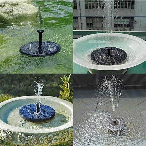 Mini Fontaine ¿¿ Eau, Accessoire Flottant Pour Piscine, Fonctionnement Solaire, Convient Pour ¿¿Tang, Cascade, D¿¿Coration De Jardin En Plein Air