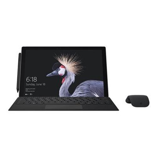 Microsoft Surface Go Type Cover - Clavier - avec trackpad, accéléromètre - rétroéclairé - R.-U. - noir - commercial - pour Surface Go, Go 2