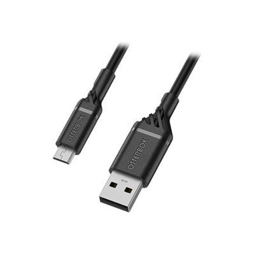 OtterBox Standard - Câble USB - Micro-USB de type B (M) pour USB (M) - USB 2.0 - 3 A - 2 m - noir