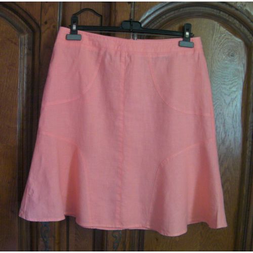 Jupe Rose Saumon Caroll - Taille 40