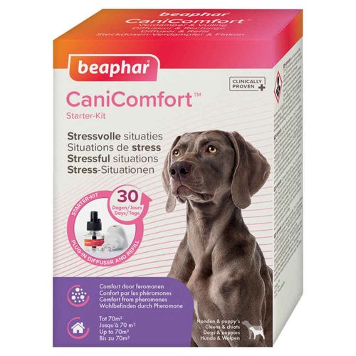 Beaphar - Diffuseur + Recharge Canicomfort 30j Anti-Stress Pour Chien - 48ml