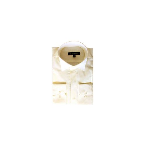 Chemise Col Cassé Ecru Homme