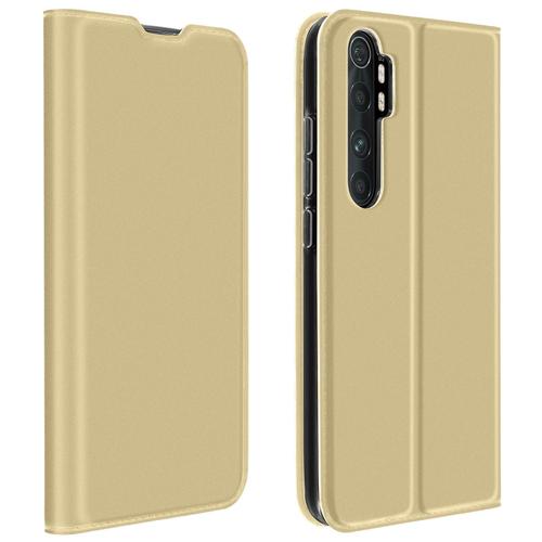 Housse Xiaomi Mi Note 10 Lite Porte-carte Fonction Support Vidéo Dux Ducis Or