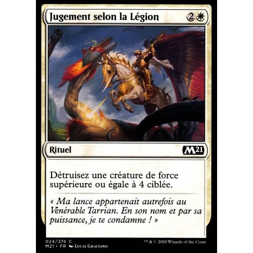 Jugement Selon La Légion - Mtg - M2021 - C - 24/274
