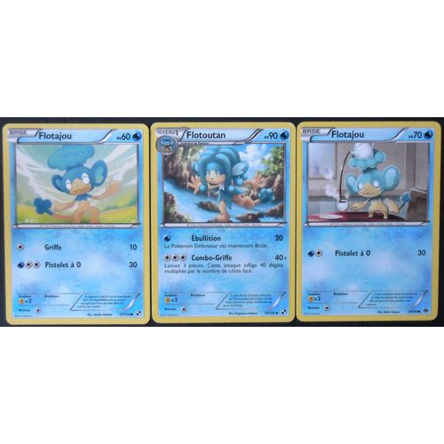 Flotajou (33) + Flotoutan (34/114) - Noir & Blanc + Flotajou (28/99 - Destinées Futures