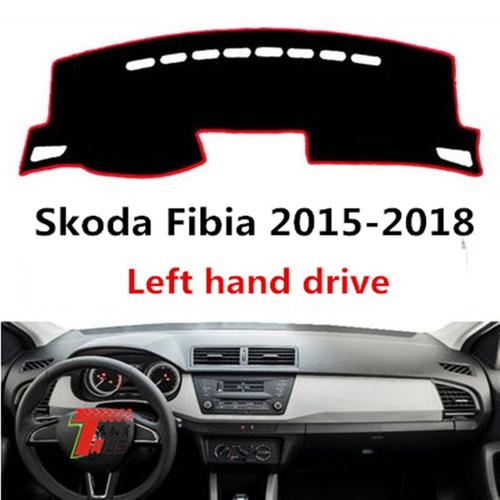 Couverture De Tableau De Bord De Voiture, Pare-Soleil Antidérapant Pour Skoda Fibia 2015 ¿ 2018