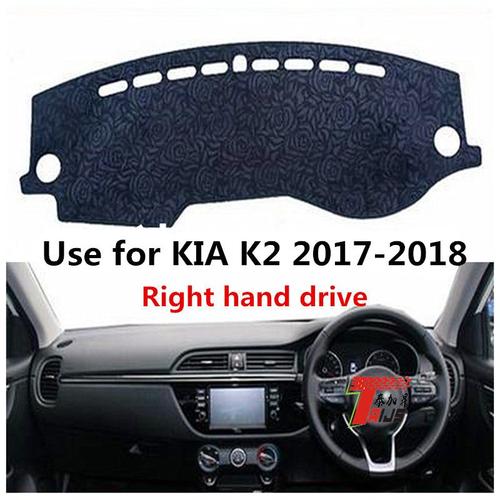 Couverture De Tableau De Bord De Voiture Pour Kia K2 2017 ¿ 2018, Tapis Auto Antidérapant Pour Conduite À Droite, Pare-Soleil