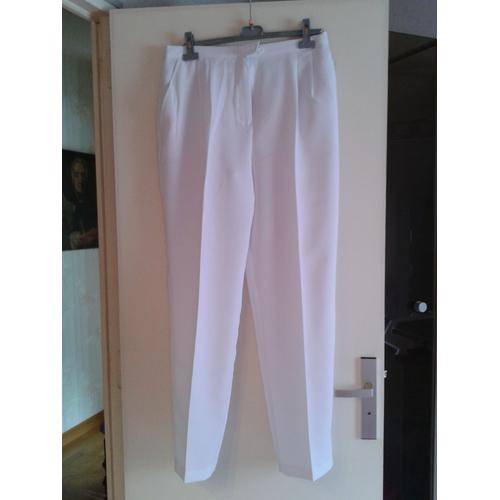 Pantalon Blanc Afibel Taille 48