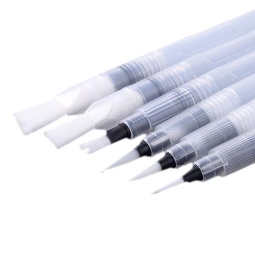 Xeme 6pcs/Set Stylo D'encre Rechargeable Pilote De Brosse À Eau Pour La Calligraphie De Peinture Aquarelle