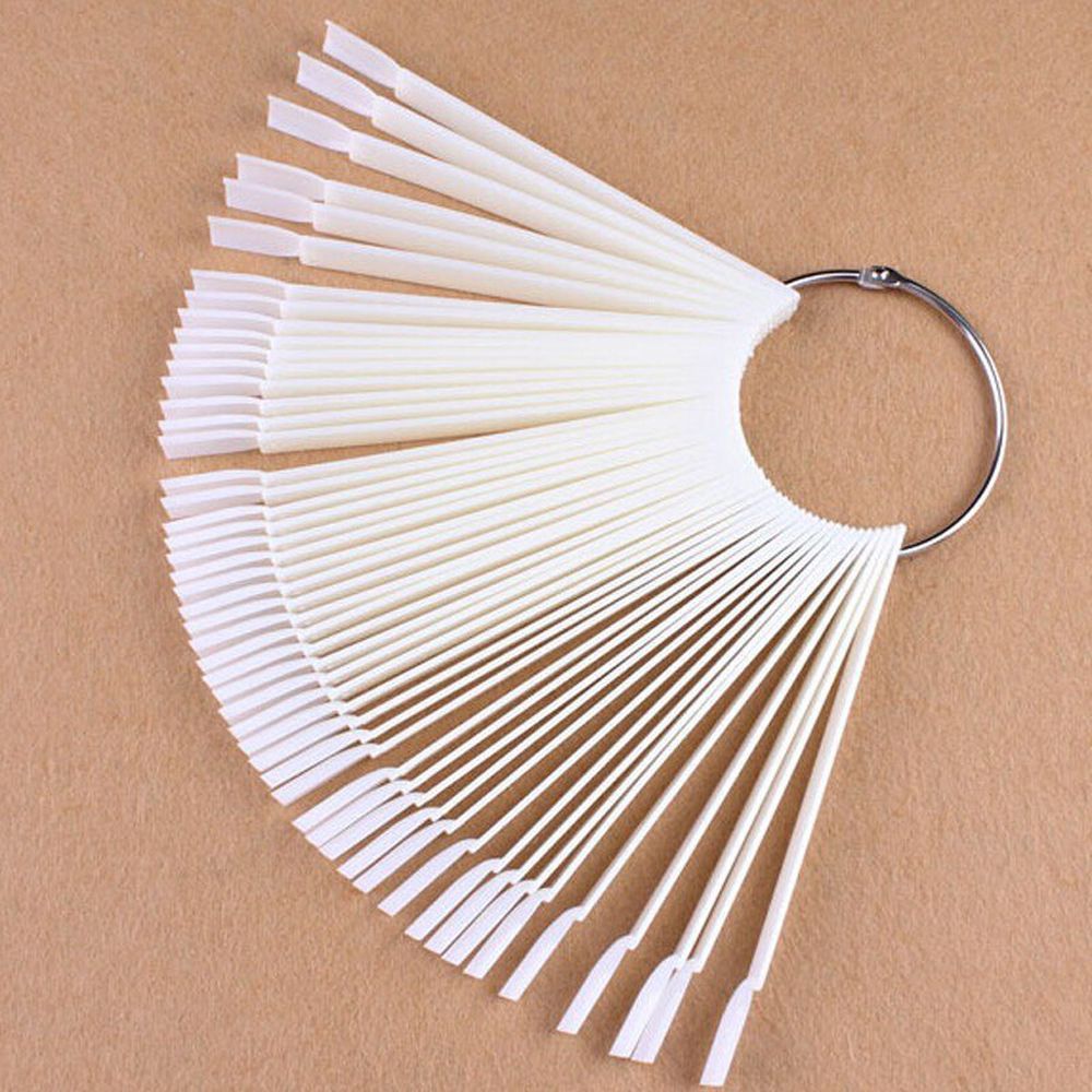 XEME 50Pcs/Set Prsentoir Porte-Cls Nail Art Conseils Pop B... - 2