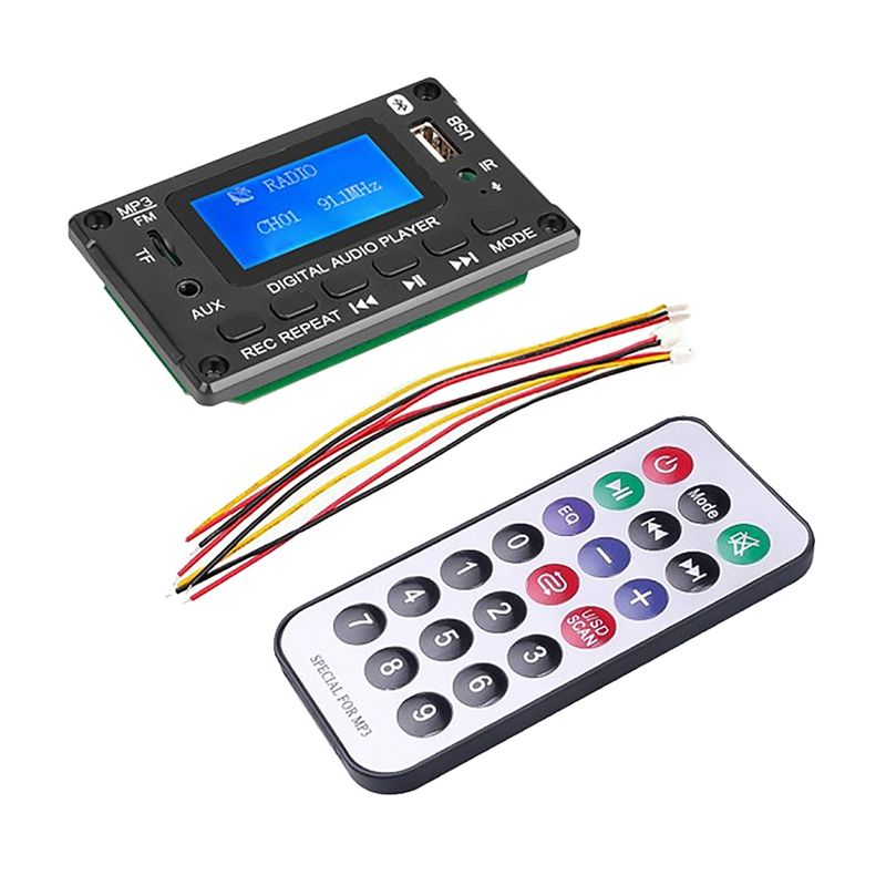 Carte Dcodeur Mp3 Bluetooth Pour Voiture, cran Lcd, Module... - 2