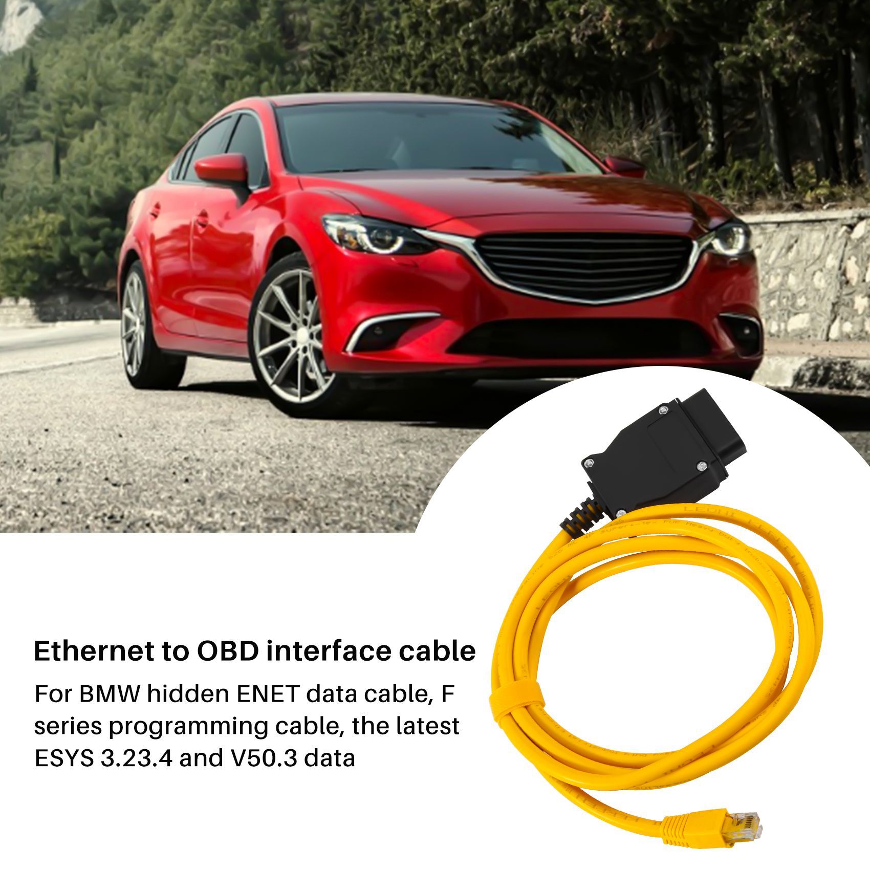 C�ble Ethernet vers OBD, Interface de codage Icom E-SYS pour... - 2