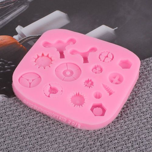 Xeme Moules À Gâteau Fondant De Frontière De Gâteau De Vitesse De Vis Mécanique Pour L'outil De Décoration De Gâteau De Cuisson De Cuisine