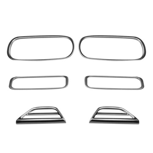 Cadre Décoratif De Sortie De Climatiseur Latéral De Voiture, Accessoires De Tableau De Bord Pour Toyota Aqua Mxp 2021 2022 6 Pièces