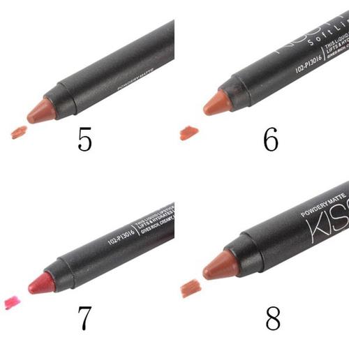 Xeme Crayon À Lèvres Imperméable À L'eau Rouge À Lèvres Brillant À Lèvres Stylo Sexy Dames Beauté Maquillage 