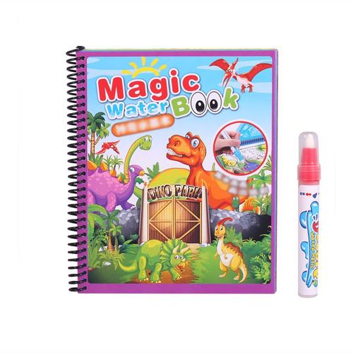 Xeme Livre De Coloriage Magique Dessin De Griffonnage Dinosaures Conseil De Peinture De Stylo Magique En Acier Inoxydable
