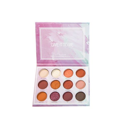 Xeme 12 Couleurs Paillettes Mat Ombre À Paupières Palette Poudre Gâteau Fard À Paupières Pallete Cosmétiques Outils 