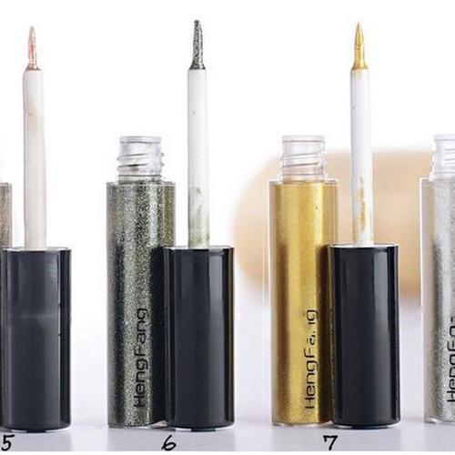 Xeme 8 Couleurs Glitter Eyeliner Liquide Étanche Longue Usure Brillant Eye Liner Maquillage Naturel Brillant Femmes Eye Eye Cosmétique 