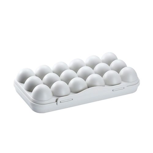 Xeme 12/18 Grilles Porte-¿Ufs Plateau De Rangement Réfrigérateur Réfrigérateur Oeufs Boîte Cas Conteneur En Plastique