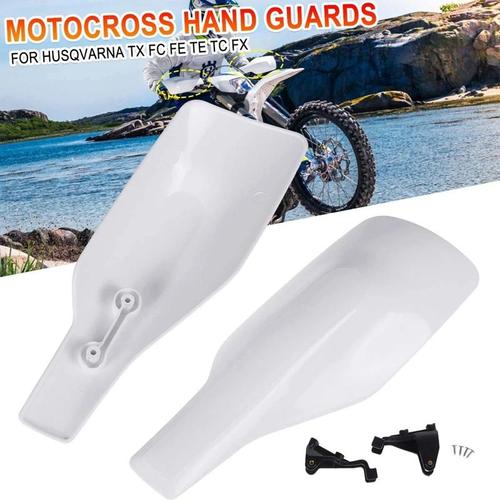 Protège-Mains De Moto Blanc Pour Motocross, Pour Husqvarna Tx Fc Fe Te Tc Fx 125/250/300/350/450/501/501s