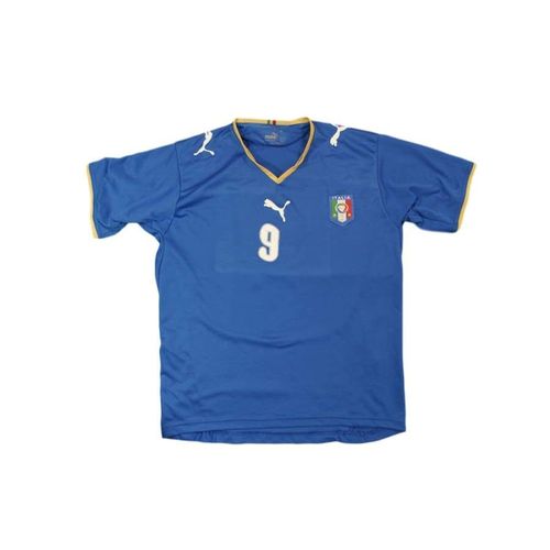Maillot De Football Rétro Domicile Équipe D'italie N°9 Toni Années 2010