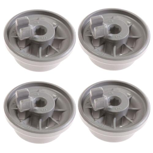 Lot de 4 roulettes Lave-vaisselle (00165314 482000031882 ARISTON HOTPOINT BEKO BOSCH CONSTRUCTA DE DIETRICH GAGGENAU IGNIS INDESIT NEFF SCHOLTES SIEMENS VIVA WHIRLPOOL)