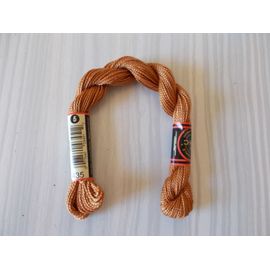 Coton Perlé Marron Clair N° 435 Dmc (25m)