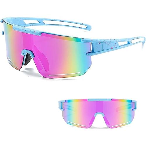 C5 Lunette De Cyclisme Homme Lunette Velo Route Lunette De Vitesse Lunettes De Protection Cycling Glasses Lunettes Soleil Uv400 Pour Course À Pied Cyclisme Pêche Course Hommes Femmes