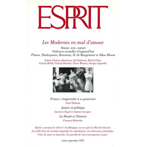 Esprit  N° 235 : Les Modernes En Mal D Amour