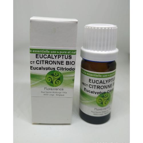 Huile Essentielle Bio Eucalyptus Citronné 10 Ml Floressence 